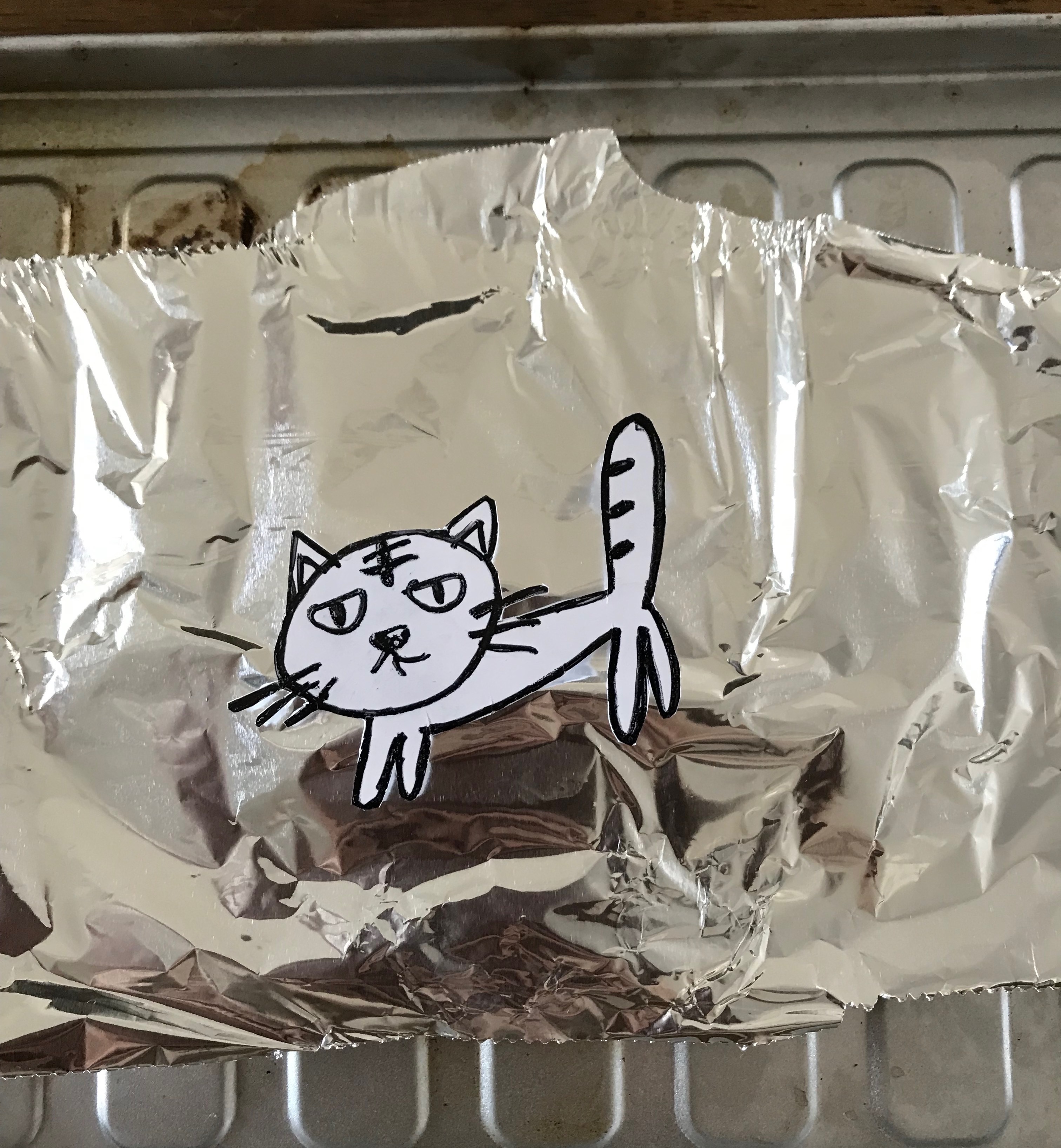 プラバン猫オーブンの画像